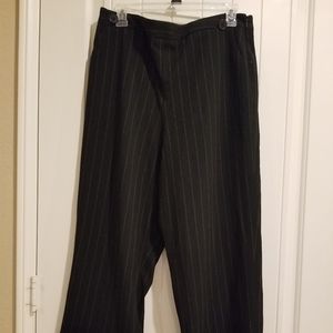 Wideleg Black Slacks